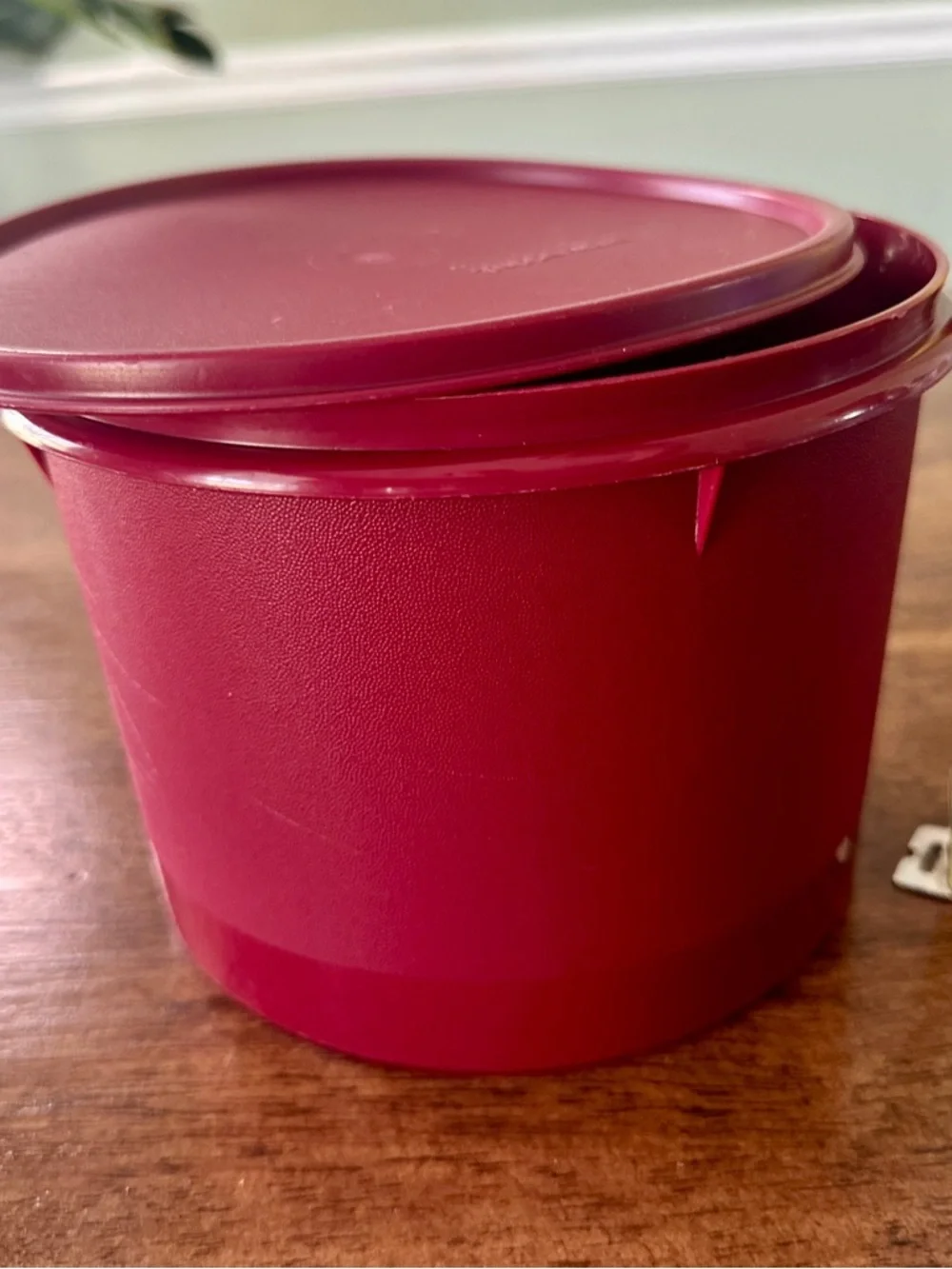 Tupperware Storage Container + Nesting/Stacking Measuring Cups & Spoons (Blue) - Picture 8 of 9